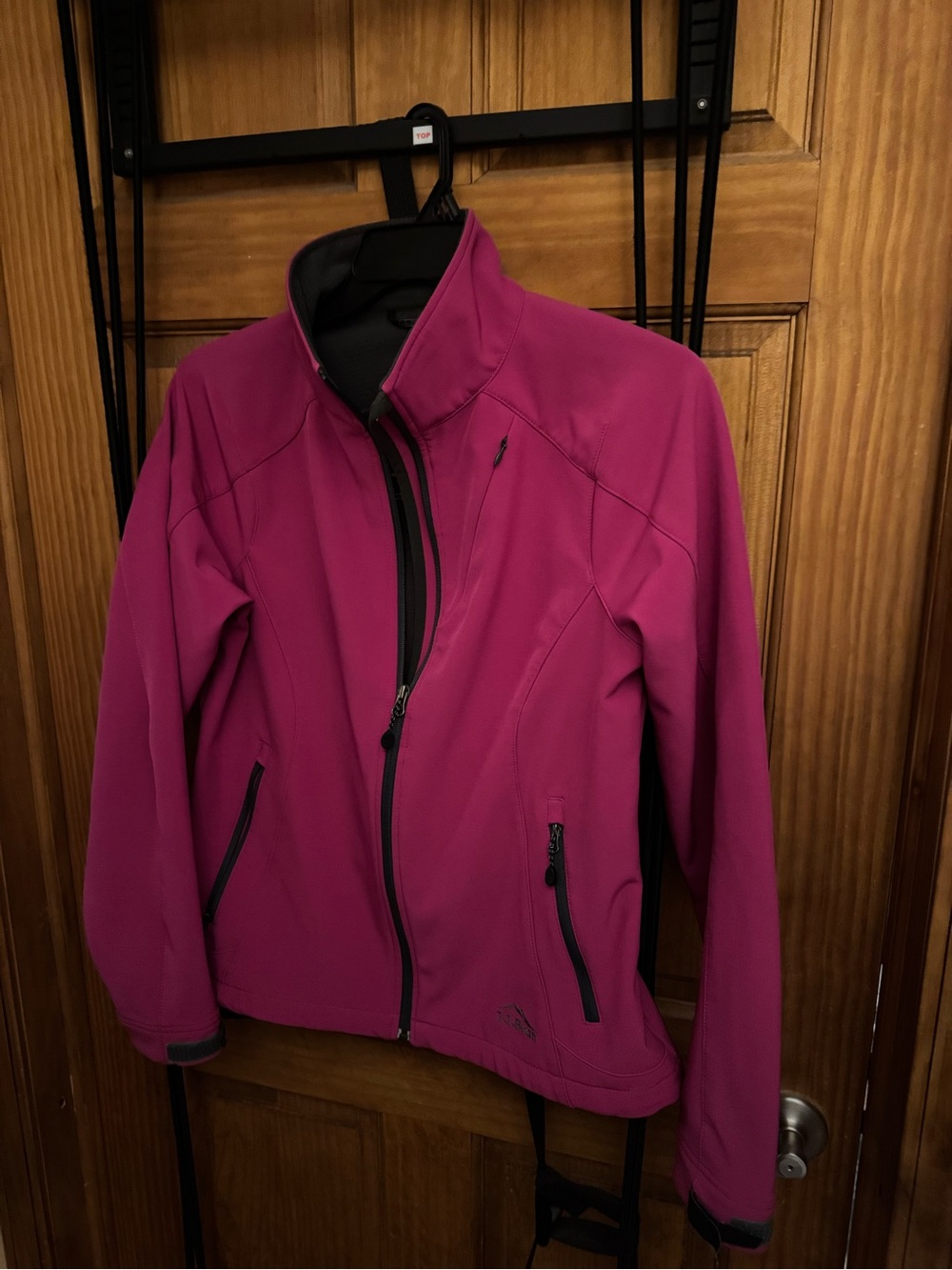 L.L. Bean Magenta Softshell Utility Jacket Womens